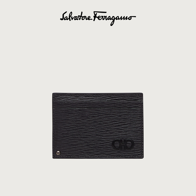 Salvatore Ferragamo/菲拉格慕 男士GANCINI信用卡包 733292