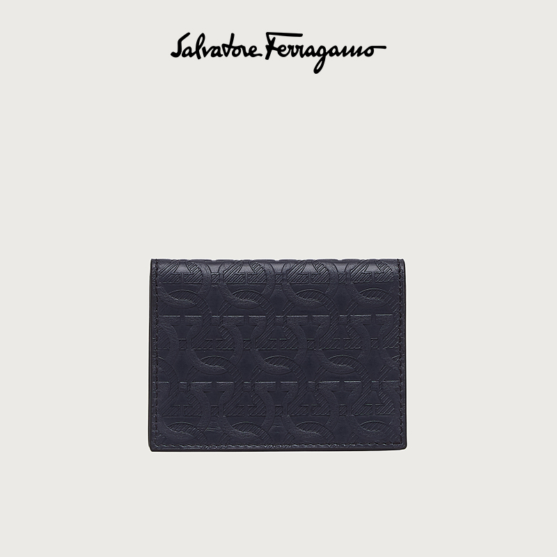 Salvatore Ferragamo/菲拉格慕 男士GANCINI信用卡包 734108