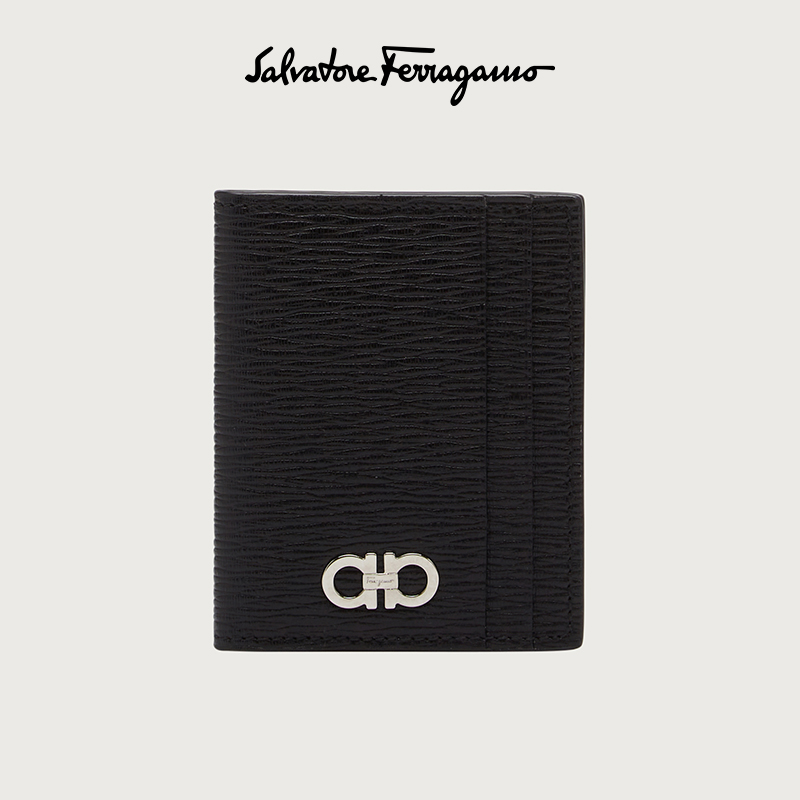 Salvatore Ferragamo/菲拉格慕 男士GANCINI信用卡包 740946