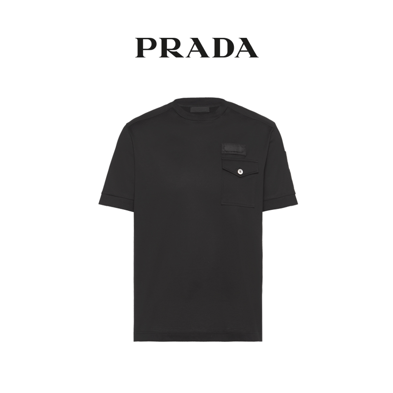 Prada/普拉达莱尔棉T恤