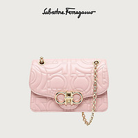 Salvatore Ferragamo/菲拉格慕 女士GANCINI绗缝翻盖包 741867