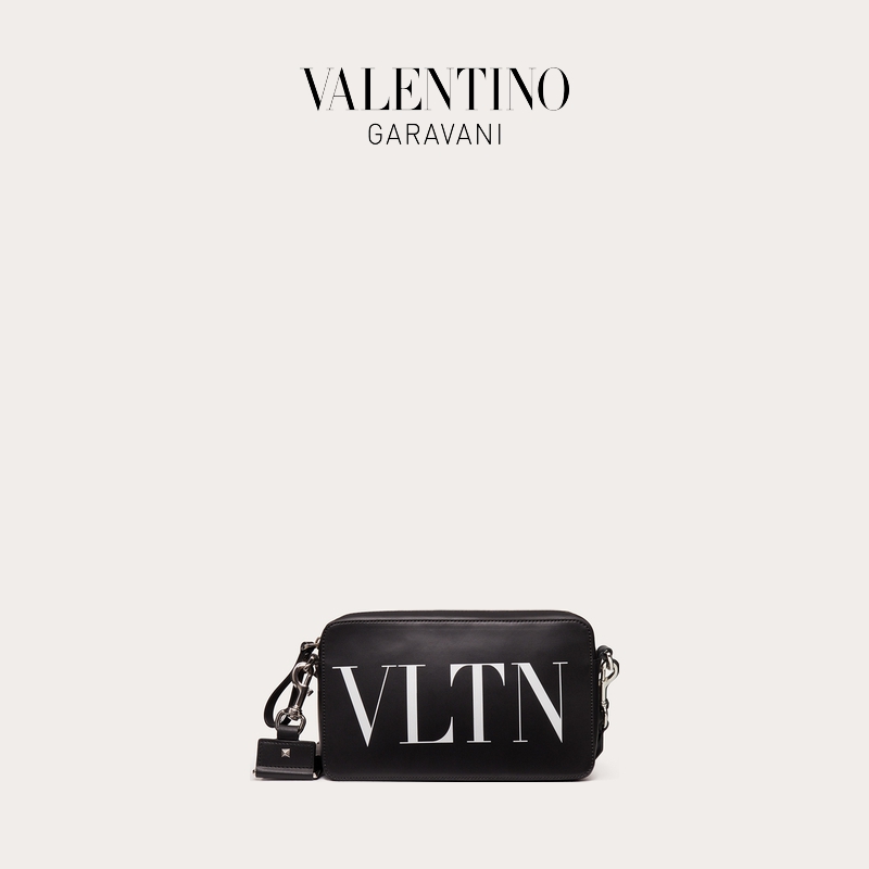 VALENTINO GARAVANI/华伦天奴 男士 VLTN 小牛皮斜挎包