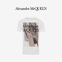 ALEXANDER MCQUEEN/亚历山大麦昆 2020早秋男装白色棉质T恤