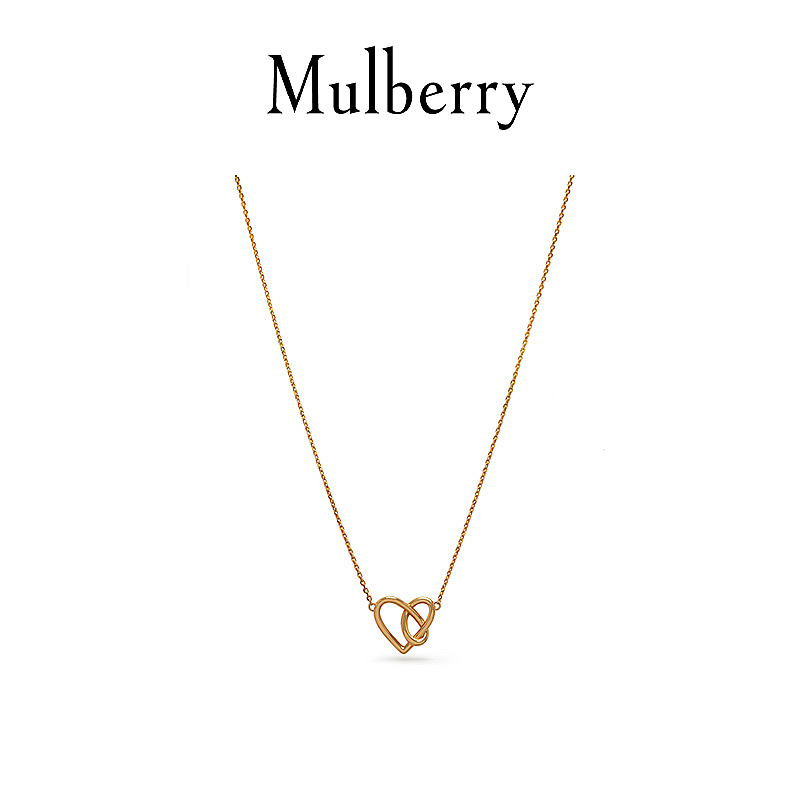 Mulberry/玛珀利2020秋冬新款Knot 心形项链QN2302