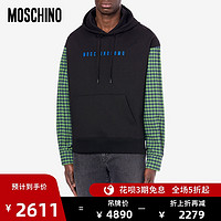 MOSCHINO/莫斯奇诺 20秋冬 男士Moschino Uomo法兰绒和棉质运动衫