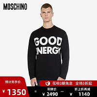 MOSCHINO/莫斯奇诺 20秋冬 男士Good Energy平纹针织T恤
