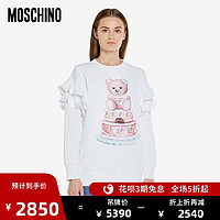 MOSCHINO/莫斯奇诺 20秋冬 女士蛋糕泰迪熊棉绒运动衫