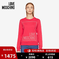 Love Moschino/莫斯奇诺 20秋冬 女士方框徽标运动衫