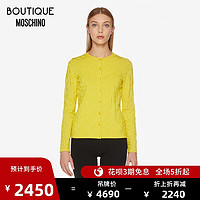 BOUTIQUE MOSCHINO/莫斯奇诺 20秋冬 女士弹力粘胶纤维开衫