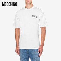 MOSCHINO/莫斯奇诺  21春夏 男士 Rubber徽标平纹针织T恤