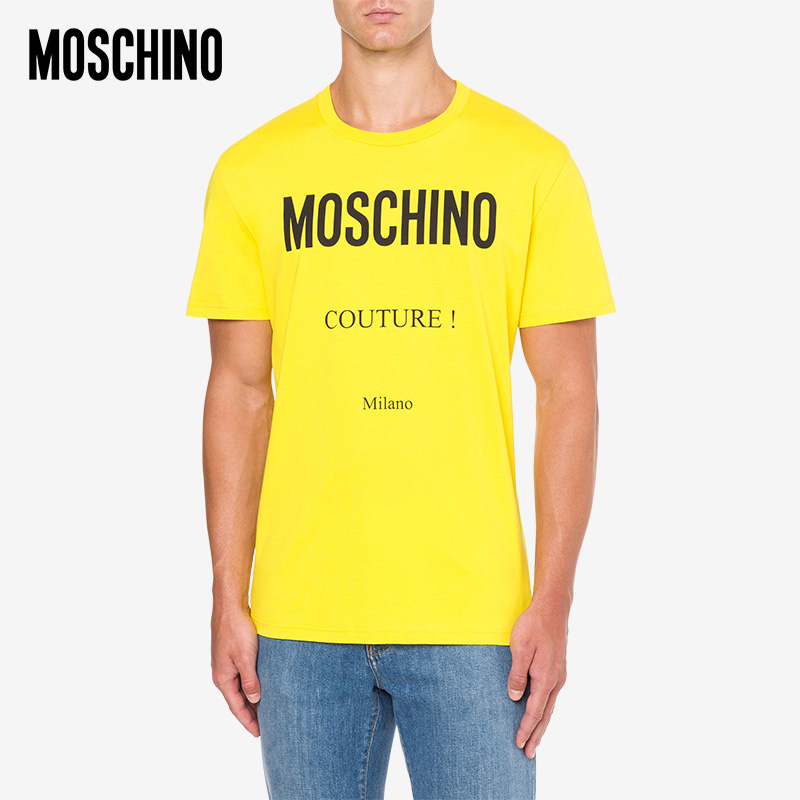 MOSCHINO/莫斯奇诺 21春夏 男士平纹针织T恤