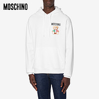 MOSCHINO/莫斯奇诺21春夏男士Italian Teddy Bear连帽运动衫