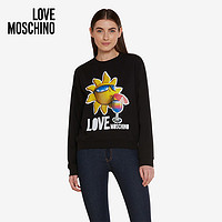 Love Moschino/莫斯奇诺 21春夏 女士 Sunny Print紧身棉绒衫