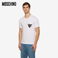 MOSCHINO/莫斯奇诺 21春夏 男士 超空间系列平纹针织棉T恤