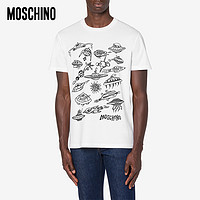 MOSCHINO/莫斯奇诺 21春夏 男士   Spaceship平纹针织T恤