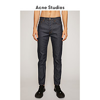 Acne Studios2020新款 靛蓝色修身锥形高腰牛仔裤30O176-145