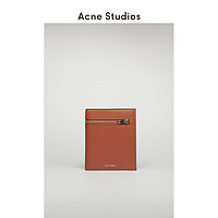 Acne Studios 2020新款杏仁棕牛皮革拉链短款三折钱包 CG0069-ADS
