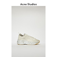 Acne Studios Manhattan松糕底白色做旧运动鞋老爹鞋女AD0059-100