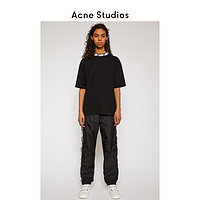 Acne Studios 2020新款笑脸立领宽松黑色短袖T恤 CL0072-900