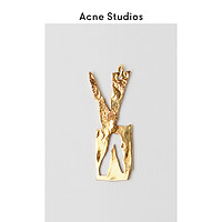 Acne Studios黄铜金色复古不规则字母项链挂饰女吊坠C50054-290