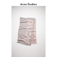 Acne Studios 2020新款粉色经典徽标羊毛混纺提花围巾 CA0079-CHS