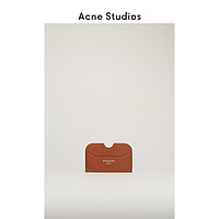 Acne Studios2020新款简约小巧杏仁棕牛皮革便携卡包CG0107-ADS