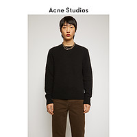Acne Studios2020新款黑色拉绒羊毛混纺毛衣B60154-900