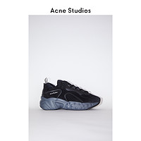 Acne Studios Manhattan 松糕底黑色麂皮休闲运动鞋女AD0312-9C9
