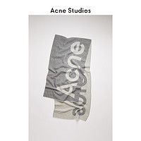 Acne Studios 2020秋冬新款灰色休闲徽标提花披肩围巾 CA0104-902