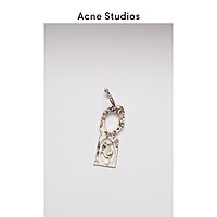 Acne Studios2020新款锤制黄铜银色个性 O 字母耳环 C50182-AAE
