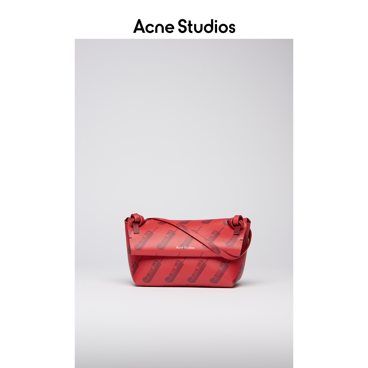 Acne Studios 红色印花斜挎钱包 CG0158-ACK