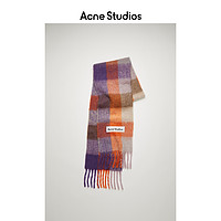 Acne Studios 2020秋冬新款流苏羊毛混纺格纹围巾披肩 CA0084-CKA