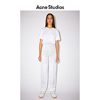 Acne Studios 2021早春新款白色宽松笑脸休闲裤工装裤 CK0030-100