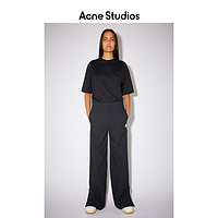 Acne Studios2021早春新款黑色直筒宽松阔腿裤运动长裤CK0028-900