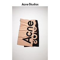 Acne Studios 2021早春新款LOGO字母提花保暖围巾披肩 CA0090-BR0