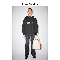Acne Studios 2021早春新款简约字母印花黑色防寒夹克 B90519-900