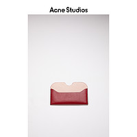 Acne Studios 2021春夏新款时尚个性酒红色软牛皮卡包 CG0155-BHL