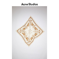 Acne Studios 2021春季新款时尚百搭米色复古印花丝巾 CA0121-AF4