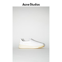 Acne Studios Face2021春季新款白色厚底一脚蹬休闲鞋 AD0337-BZW