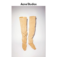 Acne Studios 2021春季新款摩洛哥式麂皮平底长筒靴女 AD0370-AEK