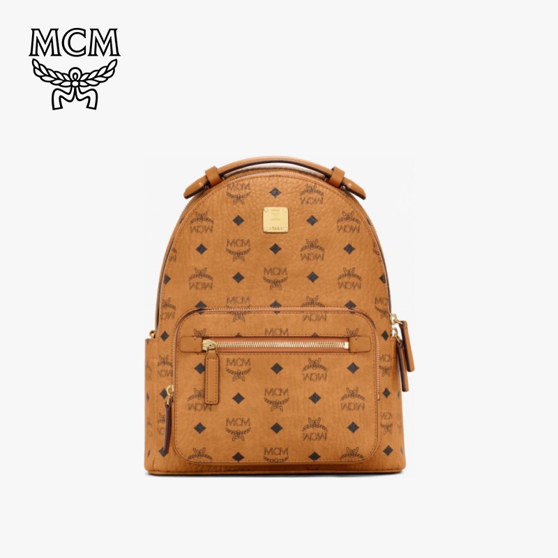 MCM STARK 经典印花小号双肩包
