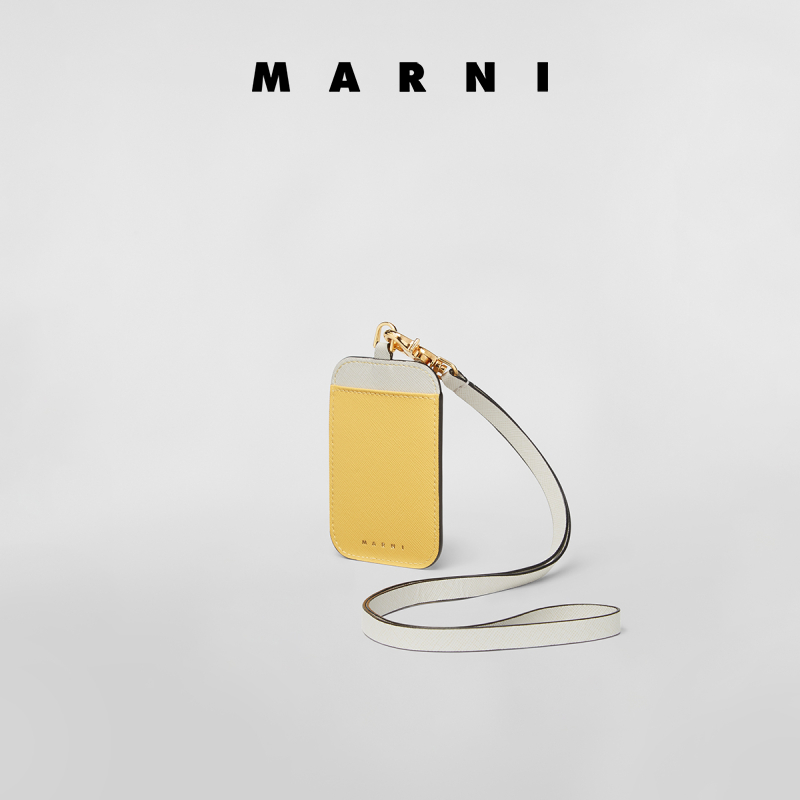 Marni2021新款早春系列Saffiano皮革三色证件夹