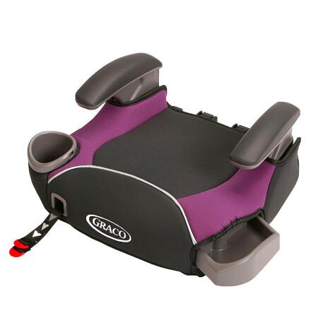 进口超市 GRACO(葛莱) 汽车儿童安全座椅增高垫 4-12岁 紫色 便携ISOFIX