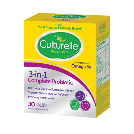 进口超市 Culturelle 康萃乐 成人青少年益生菌三效合一款 30粒/盒 美国进口