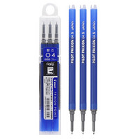 PILOT 百樂 LFPKRF30S4-3L 可擦中性筆替芯 藍色 0.4mm 3支裝
