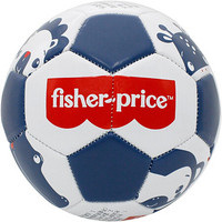 费雪(Fisher-Price)儿童玩具球 宝宝拍拍球健身足球15cm 幼儿园充气皮球训练球男女孩礼物深蓝色F6008-1