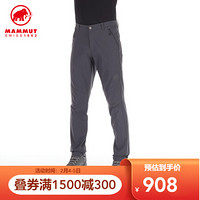 MAMMUT(锅具) 猛犸象（MAMMUT）Hiking 男士户外轻量弹力舒适徒步运动长裤 黑色 52