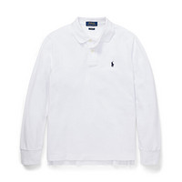Ralph Lauren/拉夫劳伦男童 经典款棉质网布Polo衫30730-C E86-白色 2/2T