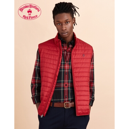 Brooks Brothers/布克兄弟男士休闲马甲背心 6003-红色 XL