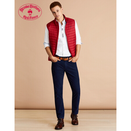 Brooks Brothers/布克兄弟男士保暖马甲背心 6003-红色 M